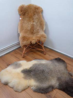 Fårskinn - Meliert - Melange - decorative-sheepskin-meliert-melange
