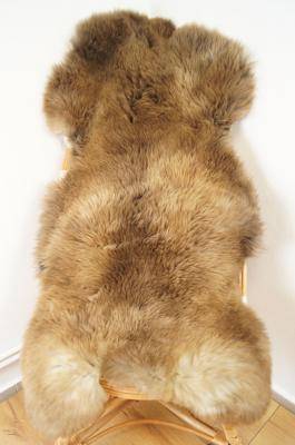 Fårskinn - Meliert - Melange - fluffy-sheepskin-meliert-melange
