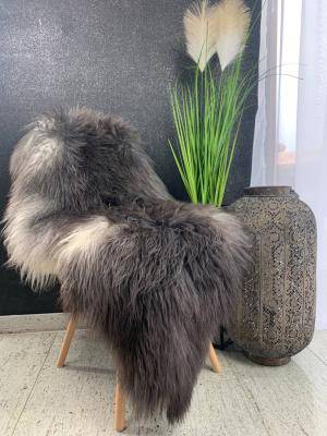 Fårskinn - Melerade - melerade-silver-grey-sheepskin-adam-leather