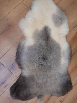 Fårskinn - Meliert - Melange - natural-sheepskin-meliert-melange