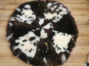 Fårskinn - Runda mattor - carpets-adam-leather-eco