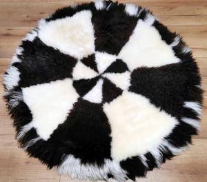 Fårskinn - Runda mattor - carpets-eco-tannery-poland-adam-leather