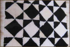 Fårskinn - Patchwork fårskinnsmatta - decorative-rectangular-carpets-sheepskin
