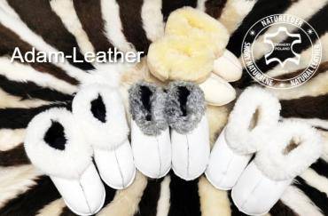 Fårskinn - Tofflor gjorda av ekologiskt fårskinn från Adam Leather