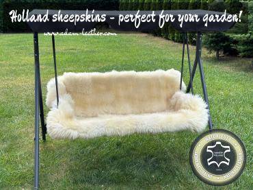 Fårskinn - Holland fårskinn från Adam Leather - perfekt för din trädgård!