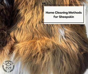 Fårskinn - Heminstruktioner för att rengöra fårskinn