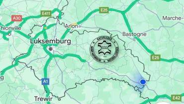 Fårskinn - Affärsresa till en kund från Luxemburg till julmarknaden