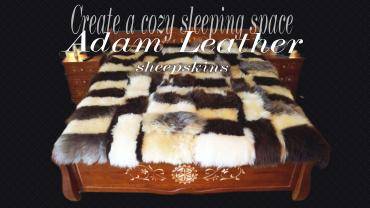 Fårskinn - Skapa en mysig sovplats med fårskinn från Adam Leather!