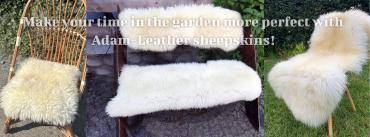 Fårskinn - Gör din tid i trädgården ännu bättre med Adam-Leather fårskinn!