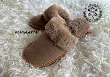 Fårskinn - Tofflor perfekta för höst och vinter från Adam-Leather