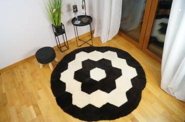 Fårskinn - Runda fårskinnsmattor från Adam-Leather