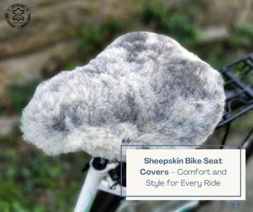 Fårskinn - Fårskinnsöverdrag för Cykelsadlar – Komfort och Stil för Varje Tur