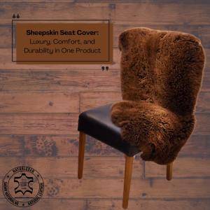 Fårskinn - Sittdyna i fårskinn: Lyx, komfort och hållbarhet i en produkt