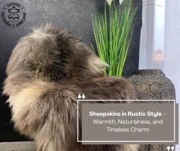 Fårskinn - Fårskinn i rustik stil – Värme, naturlighet och tidlös charm