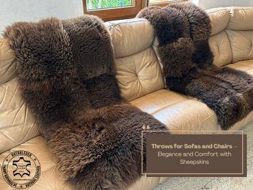 Fårskinn - Plädar för soffor och stolar – elegans och komfort med fårskinn