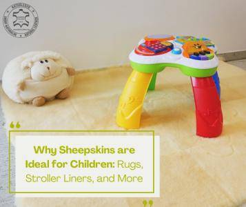 Fårskinn - Varför fårskinn är perfekta för barn: Mattor, barnvagnsinlägg och mer