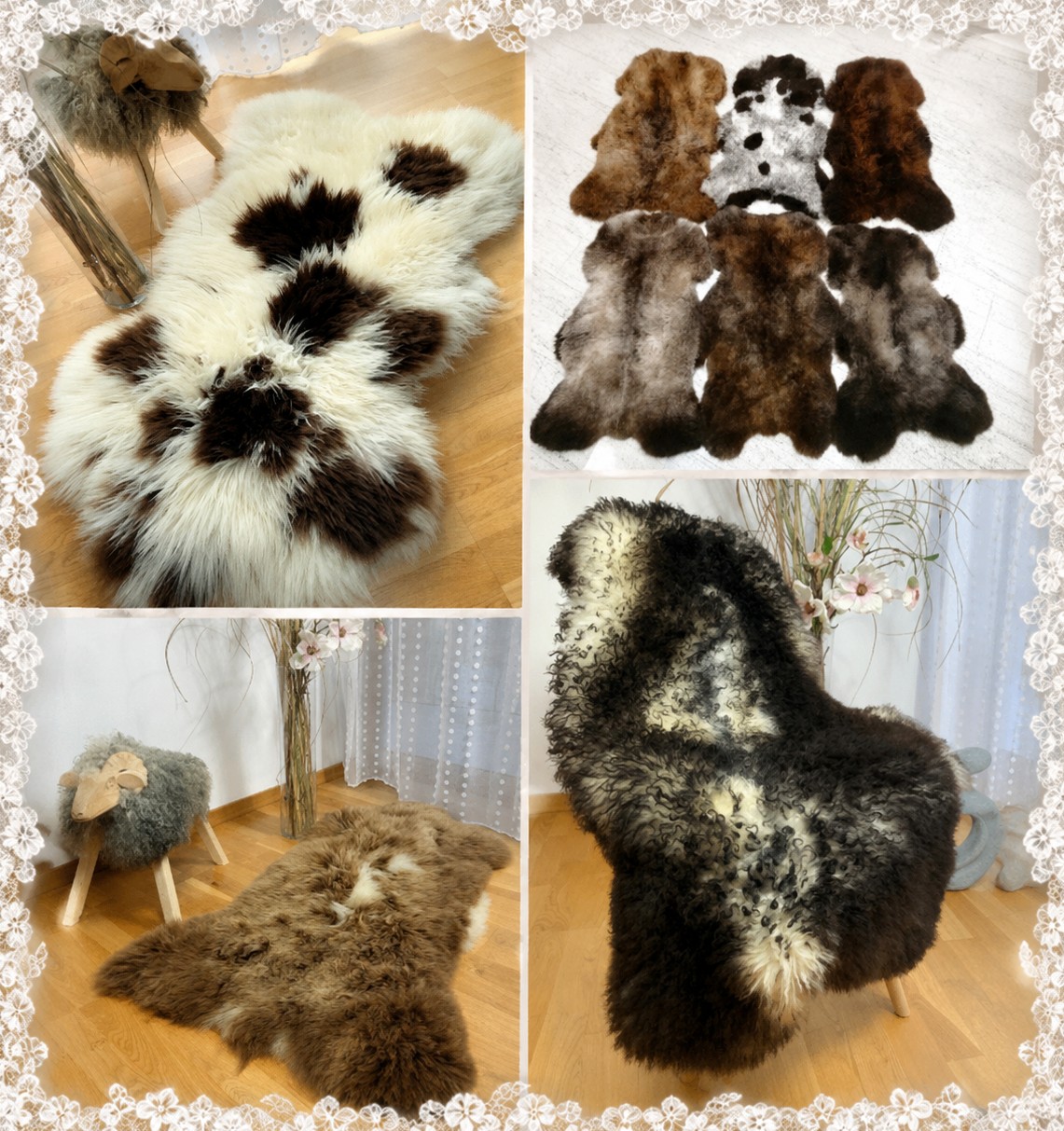 Fårskinn - Noggrant utvalda premium, unika fårskinn endast hos Adam Leather Tannery Polen!