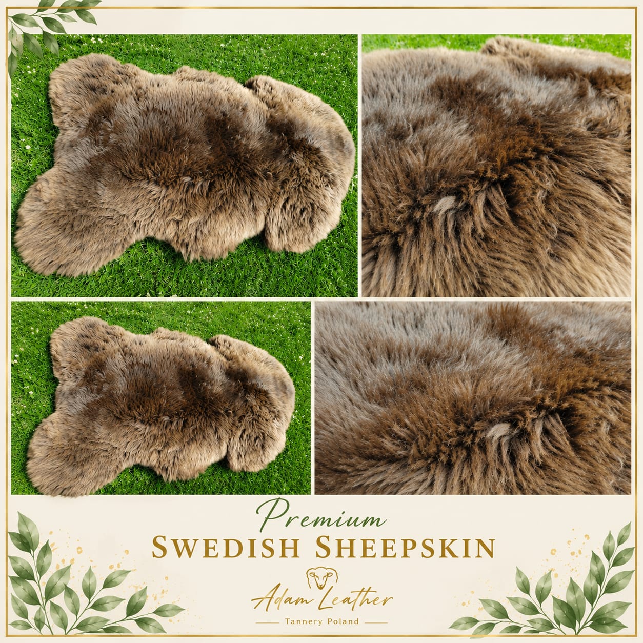 Fårskinn - Förstklassigt svenskt fårskinn! Ett modernt heminredningstillbehör