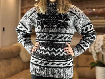 Fårskinn - Damtröjor av naturlig fårull, 100% ull!